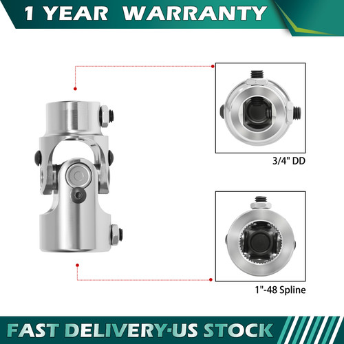 Spline 4 dd chrome - 1"-48,